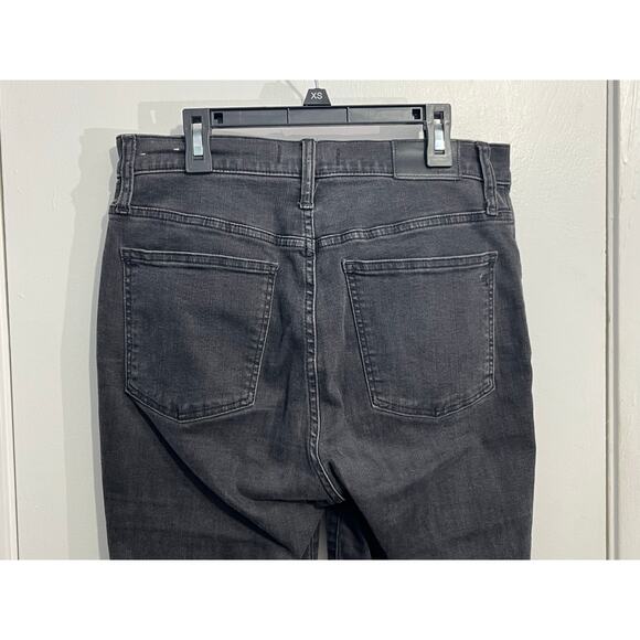 Madewell Jeans Size 29 Faded Black High Rise Button Fly Cali Demi Bootcut Boho - Picture 8 of 11